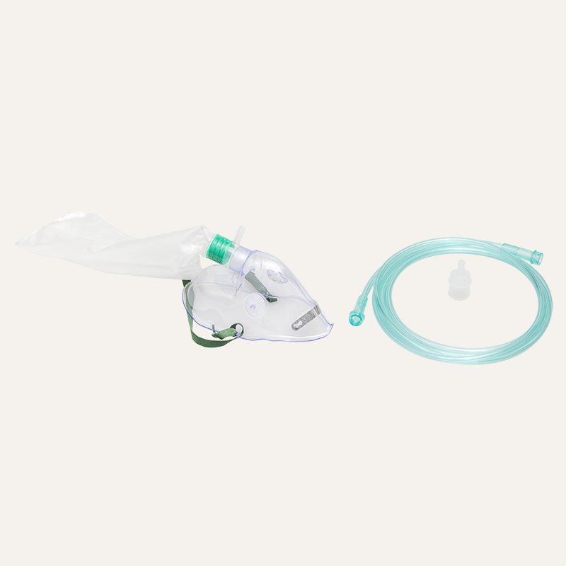 [PTQ-100001048] Resp-O2 Non-Rebreather & 3-in-1 Oxygen Masks (3-in-1 Elongated Mask w/ 7' (2.1 m) tubing, 1000 mL Reservoir Bag)