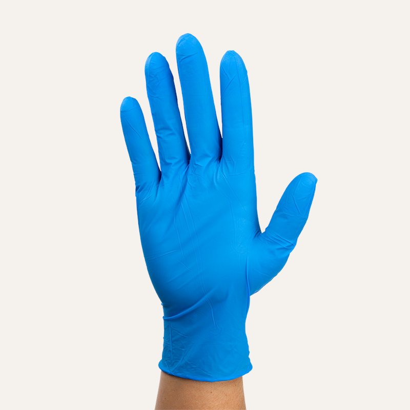 [PTQ-100001065] DynaSafety Nitrile Gloves, Powder-Free (Exam Gloves In A Bag, 2 pairs/Bag Large, Powder-Free, Blue)