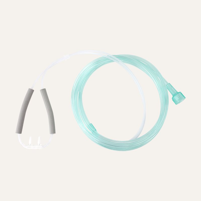 Resp-O2 Nasal Oxygen Cannulas - Cushion Tip with Ultra Soft Ear Foam