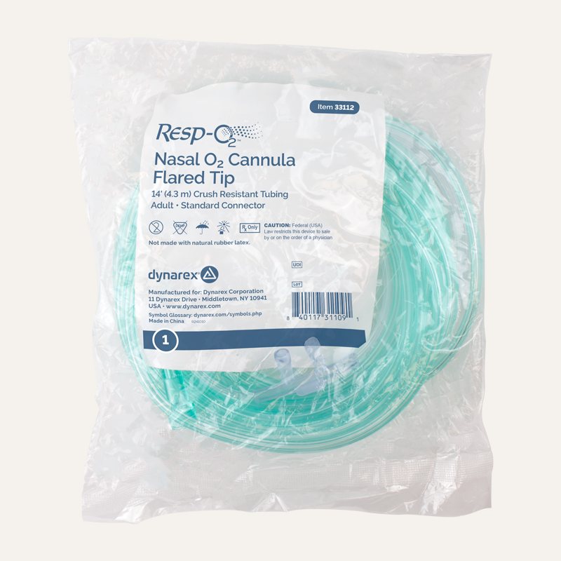Resp-O2 Nasal Oxygen Cannula - Flared Tip