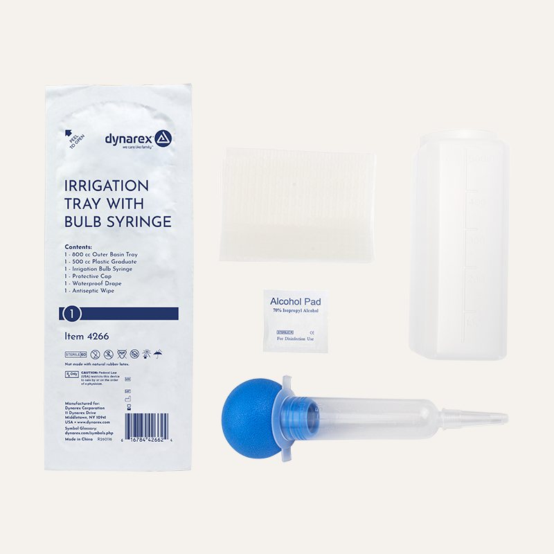 [PTQ-100001329] Dynarex Irrigation Trays with Syringes (Bulb Syringe)