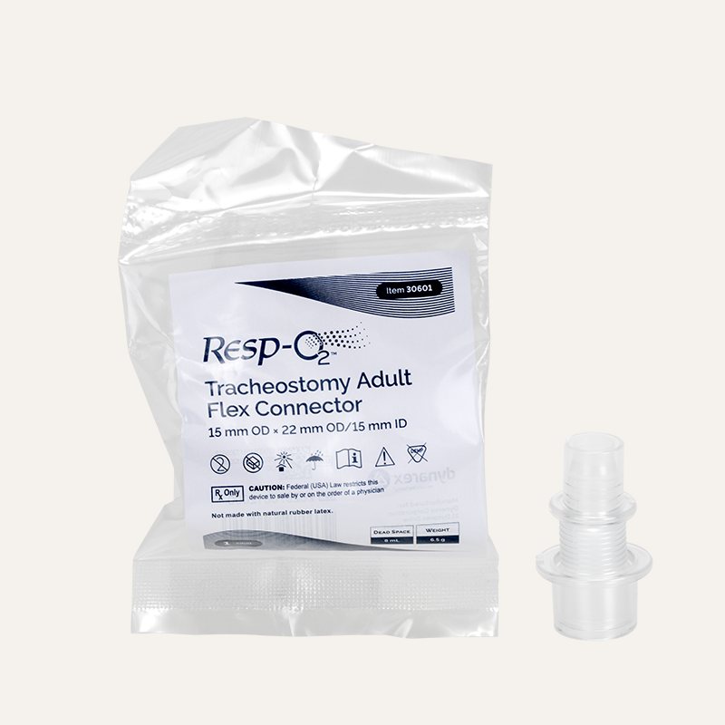 [PTQ-100000140] Resp-O2 Tubes & Connectors (Tracheostomy Adult Flex Connector)