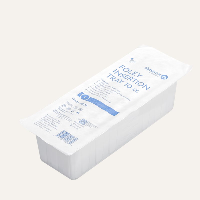 [PTQ-100001595] Dynarex Foley Insertion Trays without Catheters (w/10cc Prefilled Syringe, sterile)