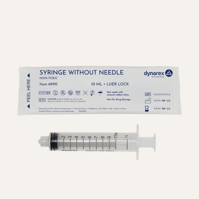 [PTQ-100000208] Dynarex Syringes Without Needle (Lock 10 cc)