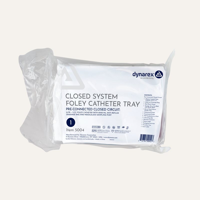 [PTQ-100002322] Dynarex Closed System Foley Catheter Trays (12 FR)