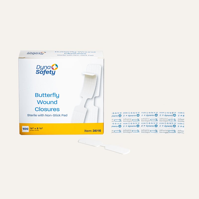 [PTQ-100002398] DynaSafety Butterfly Wound Closures (Closure Sterile 1/2" x 2 3/4")