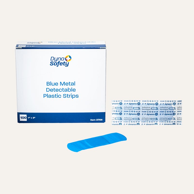 [PTQ-100002437] DynaSafety Blue Metal Detectable Plastic Strip (100))