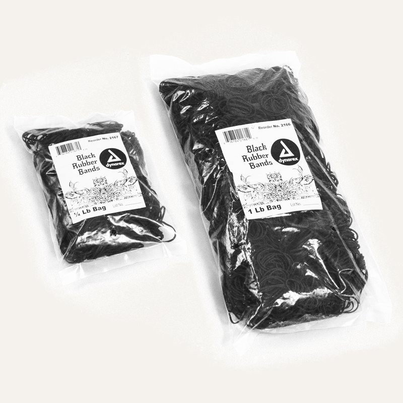 Dynarex Black Rubber Bands
