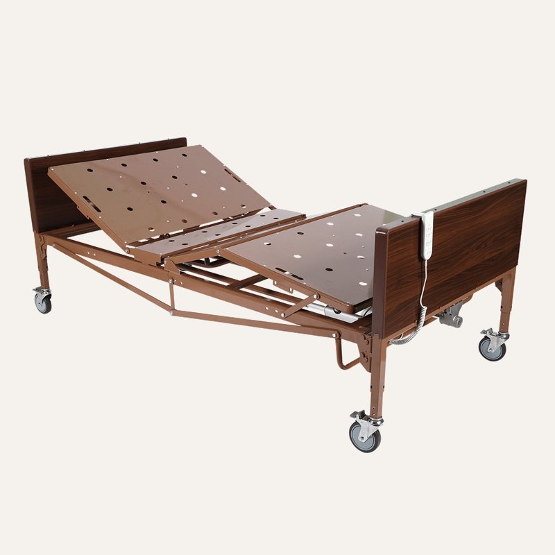 [PTQ-100002551] Bari+Max Bariatric Full Electric Home Care Bed (42" Bariatric Full Electric Home Care Bed with Half Length Bed Rail)