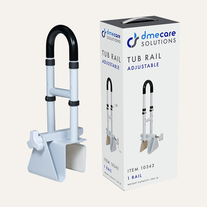 [PTQ-100002670] DME Care Solutions Adjustable Tub Rail (MPN 10342)