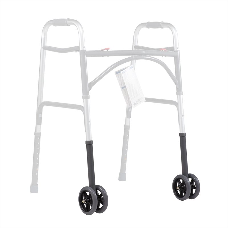 [PTQ-100002721] Dynarex 10166 Walker Extension Leg with Dual Wheels