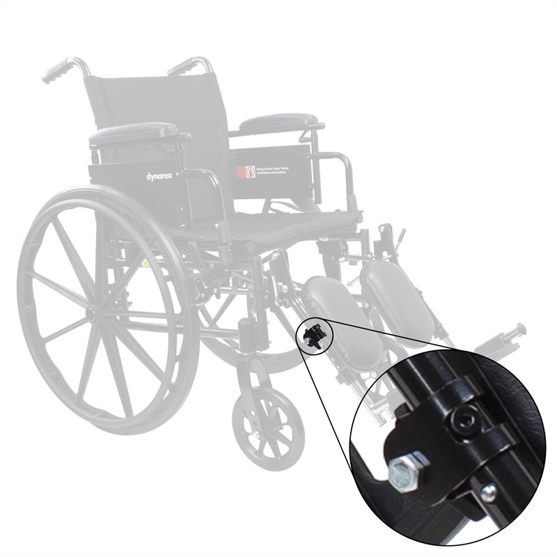 Dynarex DynaRide Wheelchair Foot Rest Adjustment Lever