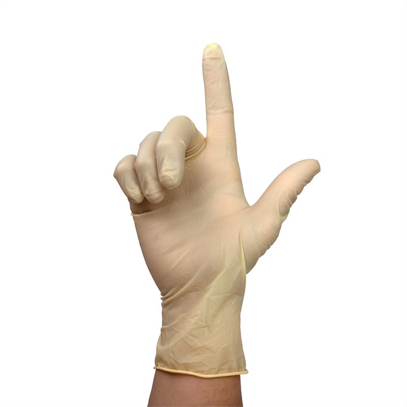 [PTQ-100000282] SafeTouch Sterile Latex Exam Gloves, Powder-Free (L))