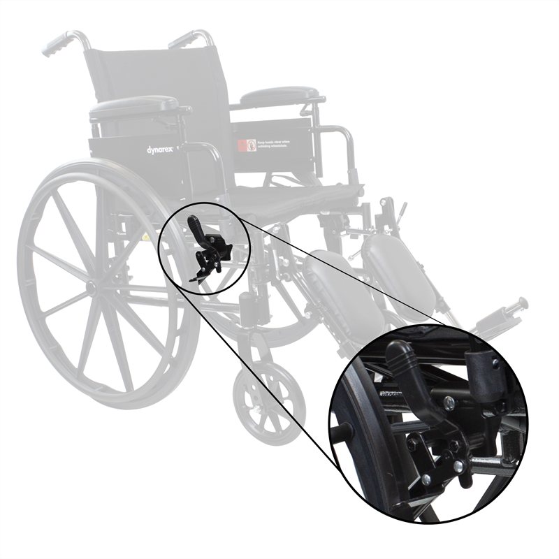 Dynarex DynaRide S1 S3 S4 Wheelchair Push to Lock (Right)