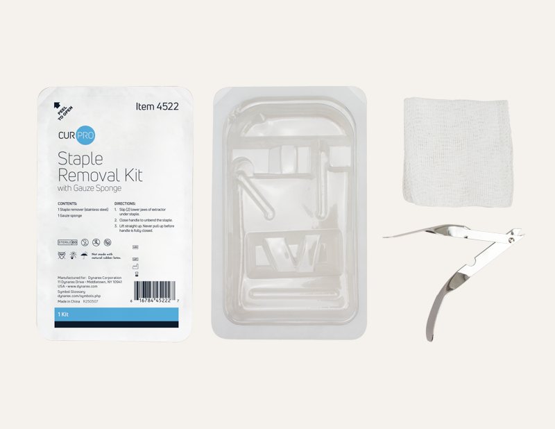 [PTQ-100000299] CurPro Staple - Suture Removal Kits (Staple Removal Kits - sterile)