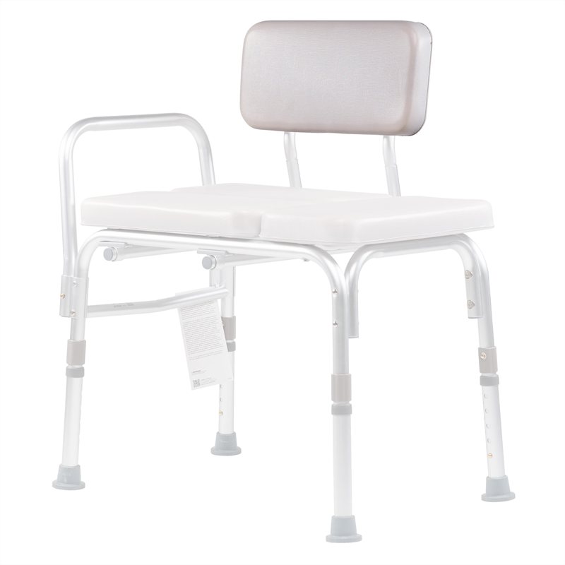 [PTQ-100003023] Dynarex 10329 Padded Tub Transfer Bench Seat/Back Rest Pad