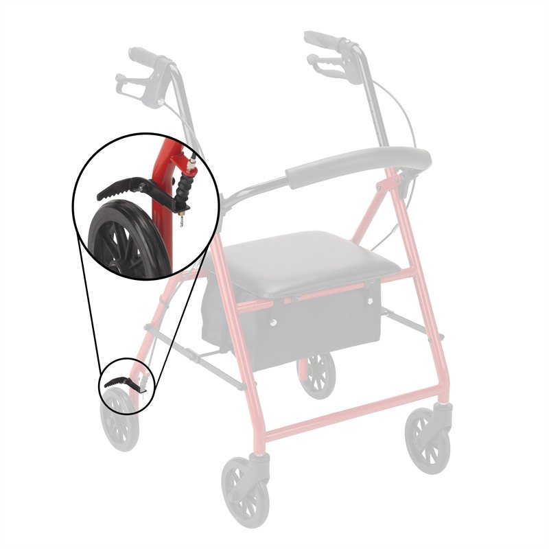 Dynarex 10209 HD Rollator Brake Pad System