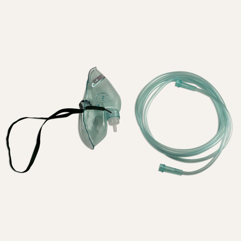 Dynarex Oxygen Mask Elongated - Adult- Medium Concentration