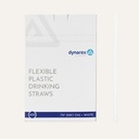 Dynarex Flexible Plastic Drinking Straws 7 3/4in (Length)