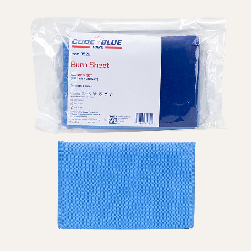 Code Blue Care Burn Sheet - Sterile