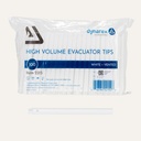 Dynarex High Volume Evacuator Tip White