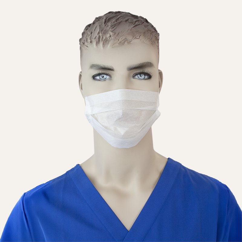 [PTQ-100003741] Dynarex Paper Face Masks - White
