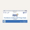 DynaSafety Povidone-Iodine Prep Pad Unit Box