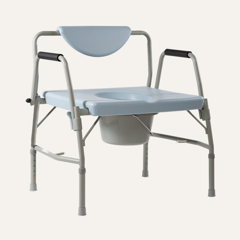 [PTQ-100003871] Bari+Max Bariatric Drop Arm Commode