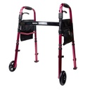 DME Care Solutions Travel Walker with Wheels