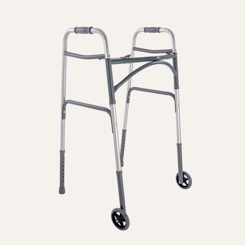 [PTQ-100003889] Bari+Max Bariatric Dual Release Folding Walker with Wheels