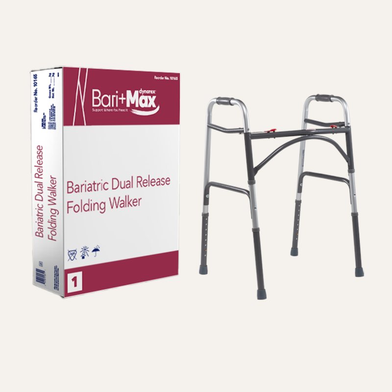 [PTQ-100003890] Bari+Max Bariatric Dual Release Folding Walker