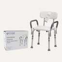 DME Care Solutions Shower Chair with Removable Back and Arms