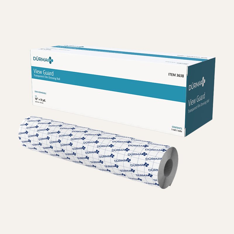 [PTQ-100000059] Durma+ View Guard Transparent Dressing Rolls — Non-Sterile (10" x 11 yd.)