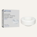 DME Care Solutions Molded Raised Plastic Toilet Seat