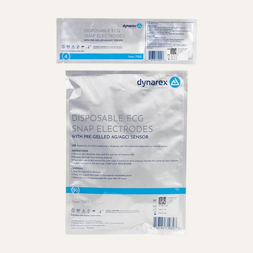 Dynarex Snap Electrodes - Disposable