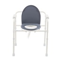 Dynarex 10371 10373 Folding Commode Elongated Seat and Lid