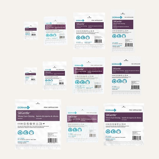 Durma+ SiliGentle™ Silicone Foam Dressings