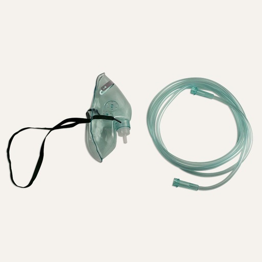 Dynarex Oxygen Mask Elongated - Adult- Medium Concentration