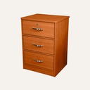The Glenshaw Collection Furniture Three Drawer Nightstand