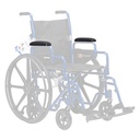 Dynarex DynaRide Wheelchair Desk Length Arm Pad - Pair