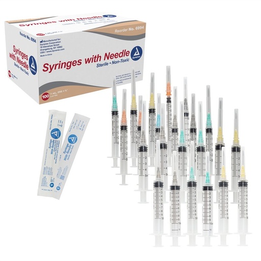 Dynarex Syringes with Needle